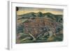 Map of Florence, 15th Century-null-Framed Giclee Print