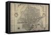 Map of Florence, 1730-Papini-Framed Stretched Canvas