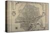 Map of Florence, 1730-Papini-Stretched Canvas