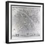 Map of Florence, 1783-Magnelli-Framed Giclee Print