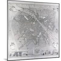 Map of Florence, 1783-Magnelli-Mounted Giclee Print