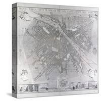 Map of Florence, 1783-Magnelli-Stretched Canvas