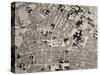 Map of Florence, Detail, 1843 and 1866 (Engraving) (Detail of 100310)-Fantozzi-Stretched Canvas