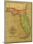 Map of Florida, 1826-A. Finley-Mounted Giclee Print