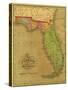 Map of Florida, 1826-A. Finley-Stretched Canvas
