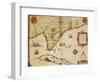 Map of Florida and Cuba, 1563-Theotokos Kykkotissa-Framed Giclee Print