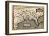 Map of Florida, C.1584-Abraham Ortelius-Framed Giclee Print