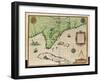 Map of Florida-Jacques Le Moyne-Framed Giclee Print