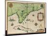 Map of Florida-Jacques Le Moyne-Mounted Giclee Print