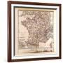 Map of France, 1874-null-Framed Giclee Print