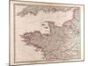Map of France, 1874-null-Mounted Giclee Print