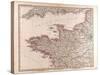 Map of France, 1874-null-Stretched Canvas