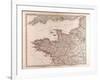 Map of France, 1874-null-Framed Giclee Print