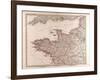 Map of France, 1874-null-Framed Giclee Print