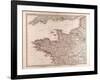 Map of France, 1874-null-Framed Giclee Print