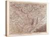 Map of France, 1874-null-Stretched Canvas