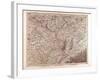 Map of France, 1874-null-Framed Giclee Print