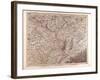 Map of France, 1874-null-Framed Giclee Print