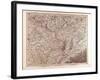 Map of France, 1874-null-Framed Giclee Print