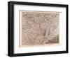 Map of France, 1874-null-Framed Giclee Print