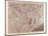 Map of France, 1874-null-Mounted Giclee Print