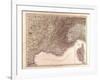 Map of France, 1874-null-Framed Giclee Print