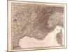 Map of France, 1874-null-Mounted Giclee Print