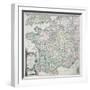 Map of France as Divided into 58 Provinces, 1765-Louis-Charles Desnos-Framed Giclee Print