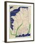 Map of France, from Geographia-Ptolemy-Framed Giclee Print