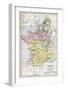 Map of France in 1429, from 'Historical Atlas', Published by W. and A.K. Johnston Limited, 1911-null-Framed Giclee Print