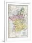 Map of France in 1429, from 'Historical Atlas', Published by W. and A.K. Johnston Limited, 1911-null-Framed Giclee Print