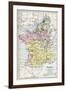 Map of France in 1429, from 'Historical Atlas', Published by W. and A.K. Johnston Limited, 1911-null-Framed Giclee Print