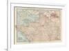 Map of France, Northern Part. with Insets Showing the Provinces of France and Paris and Vicinity-Encyclopaedia Britannica-Framed Premium Giclee Print