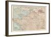 Map of France, Northern Part. with Insets Showing the Provinces of France and Paris and Vicinity-Encyclopaedia Britannica-Framed Art Print