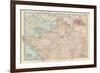 Map of France, Northern Part. with Insets Showing the Provinces of France and Paris and Vicinity-Encyclopaedia Britannica-Framed Art Print