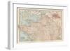 Map of France, Northern Part. with Insets Showing the Provinces of France and Paris and Vicinity-Encyclopaedia Britannica-Framed Art Print