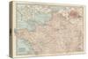 Map of France, Northern Part. with Insets Showing the Provinces of France and Paris and Vicinity-Encyclopaedia Britannica-Stretched Canvas