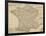 Map of France Showing the Departements-null-Framed Photographic Print