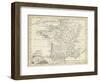 Map of France-T. Jeffreys-Framed Art Print