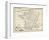 Map of France-T. Jeffreys-Framed Art Print