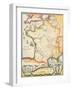 Map of French Wine Country-null-Framed Art Print