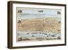 Map Of Galveston Texas 1871-Vintage Lavoie-Framed Giclee Print