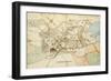 Map of Gangi Area, Palermo, Italy-null-Framed Giclee Print