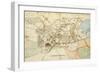 Map of Gangi Area, Palermo, Italy-null-Framed Giclee Print