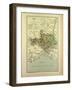Map of Gard France-null-Framed Giclee Print