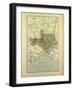 Map of Gard France-null-Framed Giclee Print