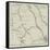 Map of General Gordon's Route from Assouan to Khartoum-null-Framed Stretched Canvas