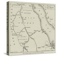 Map of General Gordon's Route from Assouan to Khartoum-null-Stretched Canvas