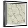 Map of General Gordon's Route from Assouan to Khartoum-null-Framed Giclee Print