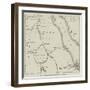 Map of General Gordon's Route from Assouan to Khartoum-null-Framed Giclee Print